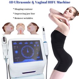 High Intensity Focus Ultrasound 2 IN 1 HIFU Slimming Machine For Vaginal Tightening Face Lifting