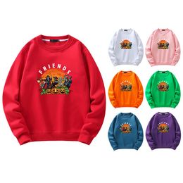 2021 Autumn Winter Men Halloween Fun Reaper Print Crew-neck Sweatshirts