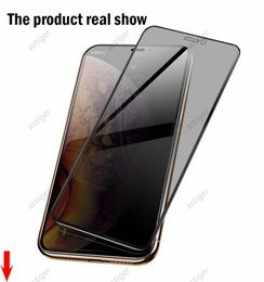 Privacy Tempered Glass screen protectors For iPhone 15 14 13 12 12ProMax 12MINI 11 11ProMax 11Pro X XS XR 8 Plus 5 9H Anti-Spy Full Cover compatible