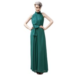 Green Dress Women Bandage Party Dresses Maxi Sleeveless Fashion Clothing Backless Ruffle Sexy Feminina LR783 210531
