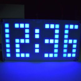 Timers DIY DS3231 Alarm Clock Kit Large Size Lattice Touch Brightness Adjustable