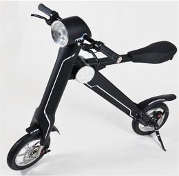 One-key folding mini adult electric scooter with seat for brushless bicycles for men and women