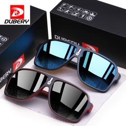 2 PACK DUBERY Pilot Polarized Sunglasses Men Fashion Light Eyeglasses Frame Outdoor Travel Male Goggles UV Lens H24