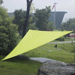 Anti-UV Waterproof Shade Sail Shelter Triangle Sunshade Protection 98% UV Block Garden Terrace Canopy Pool Shade Cloth Y0706