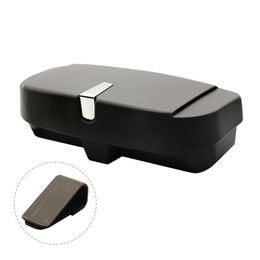 Other Interior Accessories Sunglasses Organizer Anti Scratch Magnetic ABS Car Glasses Case With Ticket Card Clip Sun Visor Mounted