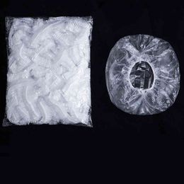 100pcs Cheap Price Clear Plastic PE Transparent Hotel Disposable Shower Caps