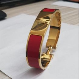 Woman Cuff Bracelet Fashion Titanium Steel Bangle Women Enamel Bangles Jewellery Letter Bracelets Love Bangle