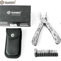 Ganzo G302H Multi Pliers Tool Kit Set Nylon Pouch Combination Portable Folding Knife Pliers Edc Cable Wire Cutter Multitools 211110