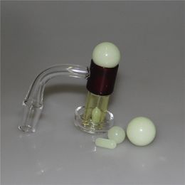 Terp Slurper Colourful Quartz Banger Nails Smoking Accessories Seamless Bangers 10mm 14mm Joint With Glass Marble Ruby Pearl Pill