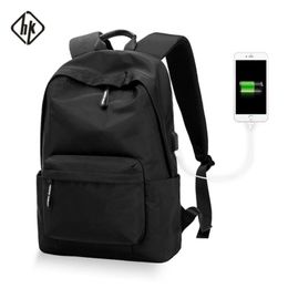 Hk Waterproof Backpack Rap Monste Young Game Bag Teenagers Men Women Student School USB Bags travel Shoulder Laptop Bag 210929