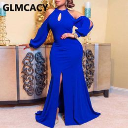 Women Cold Shoulder Elegant Party Dresses Classy Evening Formal Dresses Robes 210702