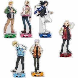 Anime Tokyo Revengers Figure Cosplay Acrylic Stands Manjiro Ken Takemichi Hinata Atsushi Model Plate Fans Gift Collection Props G1019