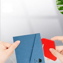 Cutting Supplies School Business Industrialplastic Mini Knife Letter Mail Envelope Opener Safety Paper Guarded Cutter Blade RRB11557
