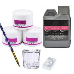 Nail Art Kits Manicure Acrylic Liquid DIY Professional Tips Monomer Crystal Builder Tool For Nails Kit