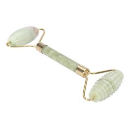 Natural Jade Face Massager Roller Spa Head Neck Body Facial Beauty Machine Tool