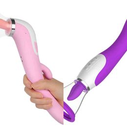 Nxy Vibrators Sex Vagina Sucking Lick Vibrator for Adult Oral Suction Clitoris Nipple Stimulation Massagers Female Masturbation Erotic Toy 1220