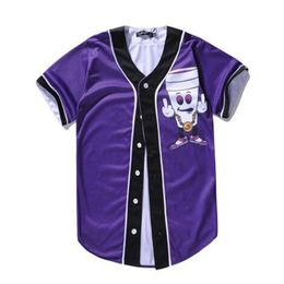 Baseball Jerseys Mens 3D Printed Baseball Shirt Unisex Short Sleeve t shirts 2021 Summer T shirt Good Quality Male O-neck Tops 039