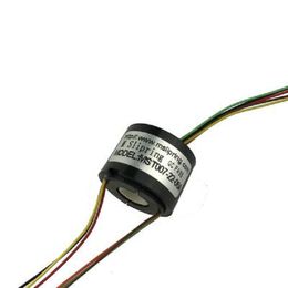 2021 new 1PC Through Hole Slip Ring 2/4/6/12 Channels Wiring 1.5A 2A Low Current Slipring Hollow Slip Rings w Hole 5-9mm Conductive Rings