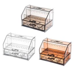 2022 caixa de exposição plástica acrílica Caixas de armazenamento Caixas de acrílico Caixa de cosméticos Caixa transparente de plástico batom de joias