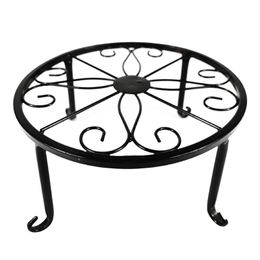 Flower Pot Plant Stand Metal Planter Stands For Indoor Outdoor Pots Holder Garden Container Supports Rack W0YC Planters &