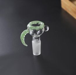 Thick Round Claw Funnel Glass Bowl Smoking Tools Accessories Herb Dry Oil Burners 14mm 18mm male For Hookahs Bongs Bubbler