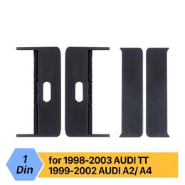 Exquisite 1Din Car Radio Fascia for 1998 1999-2003 AUDI TT 1999-2002 AUDI A2 A4 Cover Frame Panel Stereo Dash Audio