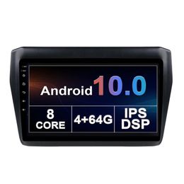 Car Dvd Player with Navigation Gps Radio for Suzuki SWIFT 2017-2019 Dsp 8 Core Android 10.1 Inch built in wifi carplay