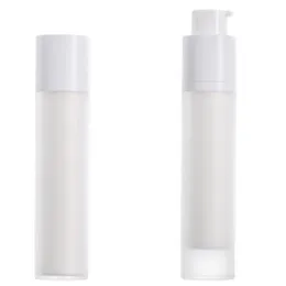 Storage Bottles & Jars 15ml 30ml 50ml Plastic Frosted Airless Lotion Pump Refillable Bottle Disposable Essence Cosmetic Packaging Container