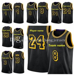 Men Black Mamba Los Mens Angeles 23 player jersey Anthony 3 Davis Kyle 0 Kuzma Jersey Snake Skin limited edition Alex Caruso Basketball Jerseys