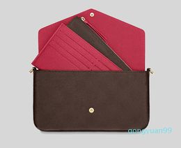 Luxury Shoulder High-quality Wallets Mini Bags Designers Suits Three-piece Womens And Bag Material Designer PU Handbags Lightweight