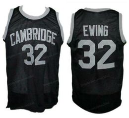 Custom Retro Patrick # Ewing College Basketball Jersey Men's All Ed Black Number Name Jerseys Top Quality Size 2xs-6xl