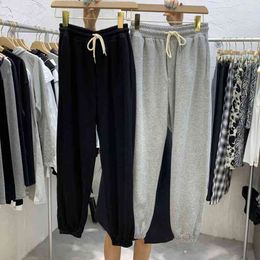 Spring Summer Casual Loose Sweatpants Women Baggy All Match Exercise Pants for Women Solid Draw String Trousers 210514