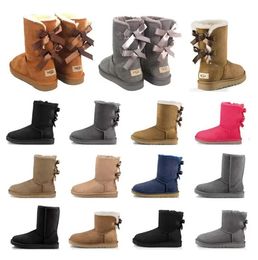 Designer Australia uggs Women Boots Chestnut High Low Black Grey Navy Blue Luxury Ankle Short Boot womens snow winter shoes
