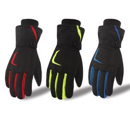 Herren-Handschuhe, Winter, warm, mit Touchscreen, verdickt, wasserdicht, winddicht, Outdoor, Snowboard, Skifahren, Fahrrad, Radfahren, Reiten