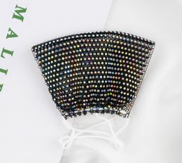 The latest star rhinestone party mask, colorful AB diamonds for girls, a variety of styles to choose masks personalized decoration
