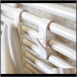 Hooks Rails 4Pcs6Pcs Plastic Rack Closet Hook Ps Bathroom Towel Radiator Kieee Nx6Y3