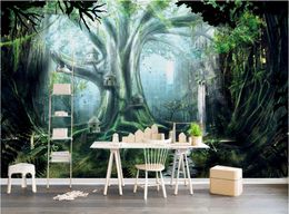 2021 landscape Custom papel de pared wallpapers TV backdrop Living room bedroom wall decorations European 3D