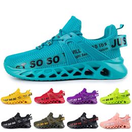 GAI GAI cheaper men womens running shoes trainer triple black whites red yellows purple green blue orange light pink breathable outdoor sports sneakers