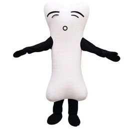 Festival Dress Bone Mascot Costume Halloween Christmas Fancy Party Dress White Cartoon Character Outfit Suit Carnival Unisex Adults Outfit
