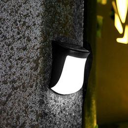 Solar Powered LED Deck Lights Outdoor Path Garden Pathway Stairs Step Way Fence Lamp - White