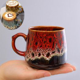 china beer mug NZ - Mugs Ceramics Chinese Tea Cups Milk Coffee Porcelain Drinking Teacup Latte Handprint Beer Whiskey Drinks Drinkware