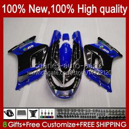 Bodywork OEM For KAWASAKI glossy blue NINJA ZZR-250 Body 54HC.162 ZZR 250 CC 1990 1991 1992 1993 1994 1995 1996 1997 1998 1999 ZZR250 90 91 92 93 94 95 96 97 98 99 Fairing