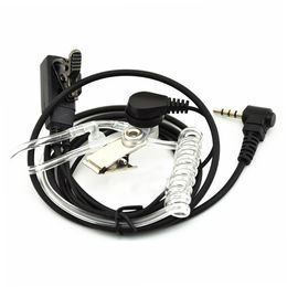 2-wire Surveillance Headset Earpiece Earphone Mic Tube PTT For Vertex Standard VX-160 VX168 VX-180 VX-210 VX261 Yaesu VX-2R/3R/5R/FT60R Portable Radio