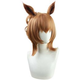 Umamusume Pretty Derby Taiki Shuttle Cosplay Wig Heat Resistant Synthetic Hair Carnival Halloween Party Props