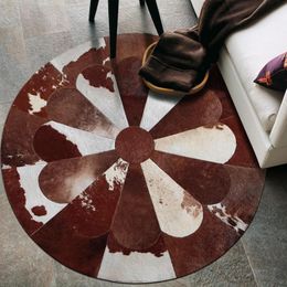 Nuevo Cowhide patchwork alfombra VIP-Leather
