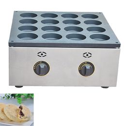 Gas Eggs Roasted Hamburger Machine Red Beans Cake Maker Red Bean Filling Tools MINI Pie Pancake Baking Frying Pan16 Holes