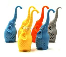 Home Teapot Cute Elephant Silicone Tea Infuser Philtre for Coffee Drinkware