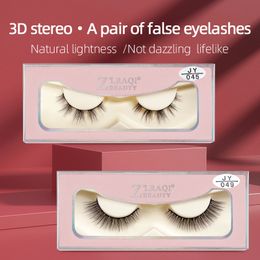 Jy 3D Mink Syashes Eyelash EyeSe Makeup False Lashes Soft Natural Grosso Grosso Falsas Falsas Extensão Ferramentas de Beleza