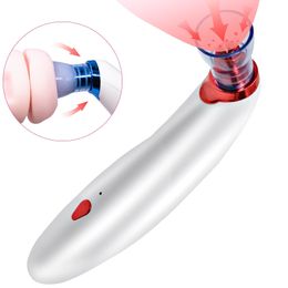 Powerful Clit Sucker Tongue Vibrator SM Bondage Nipple Sucking Blowjob Clitoris Stimulator Sex Toys for Women Masturbator Y201118