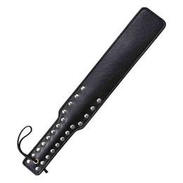 NXY Adult toys BDSM Flogged PU Leather Whip Restraint Fetish Poundle Spanking Paddle 1201